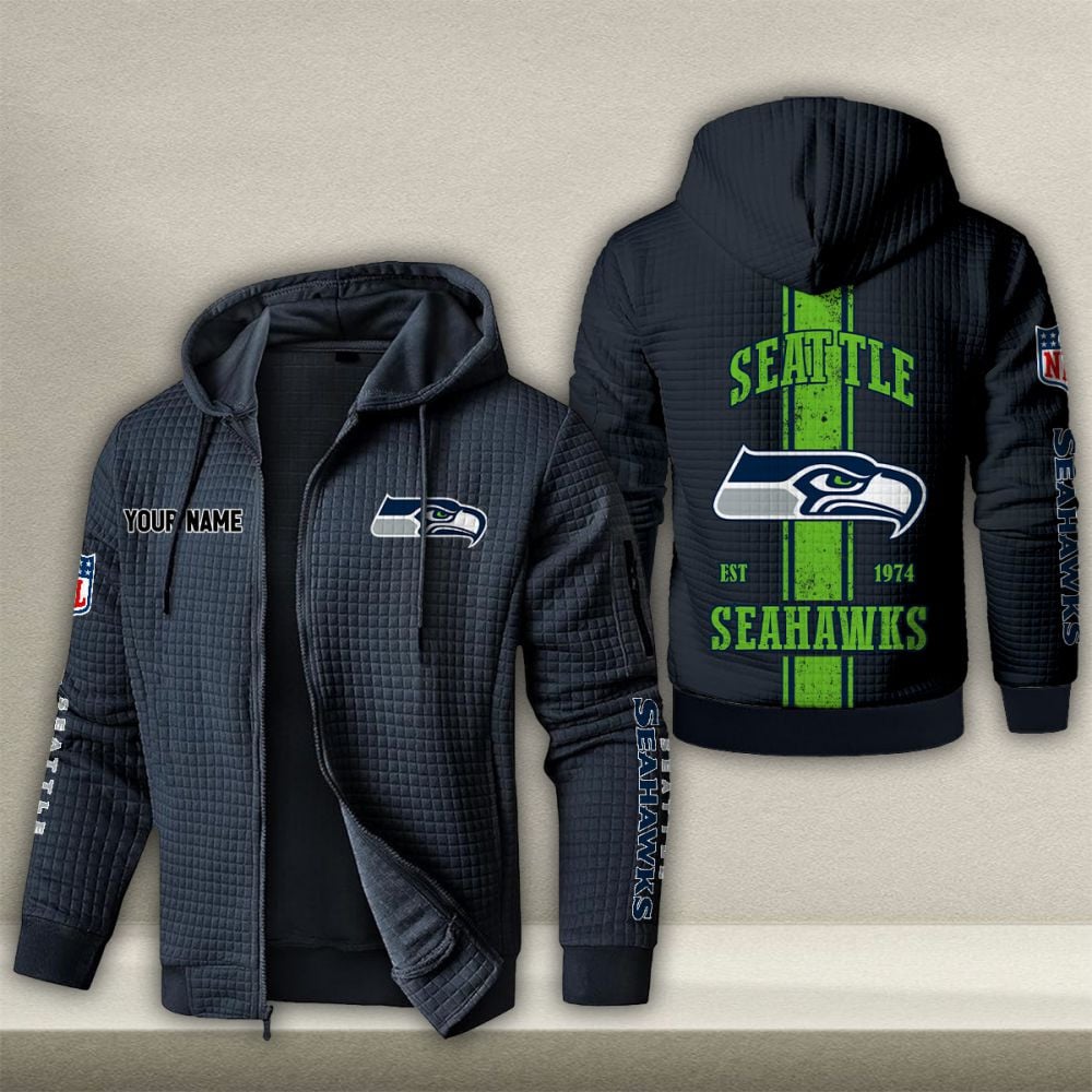 NFL x SEA Waffle Zip Hoodie HLP