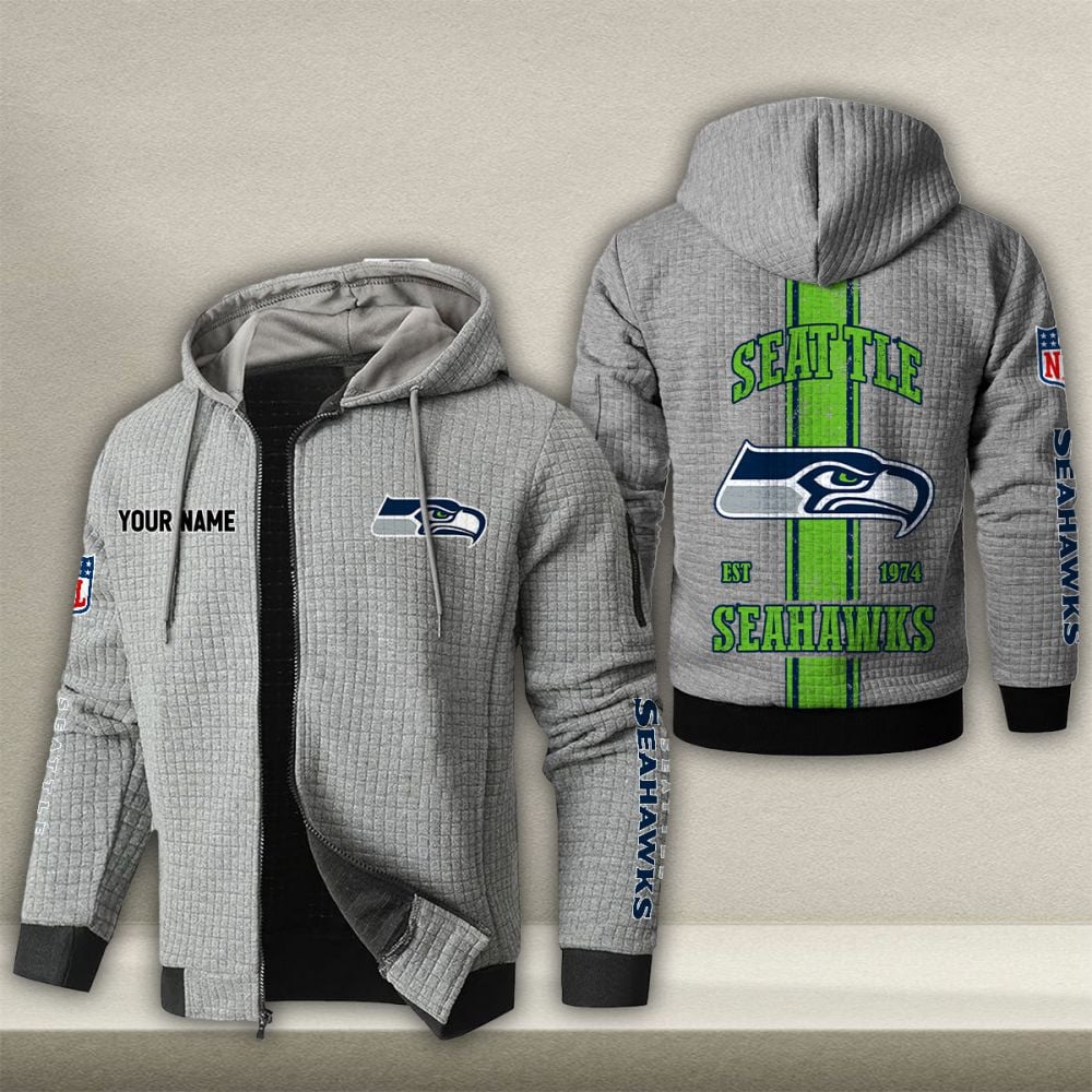 NFL x SEA Waffle Zip Hoodie HLP