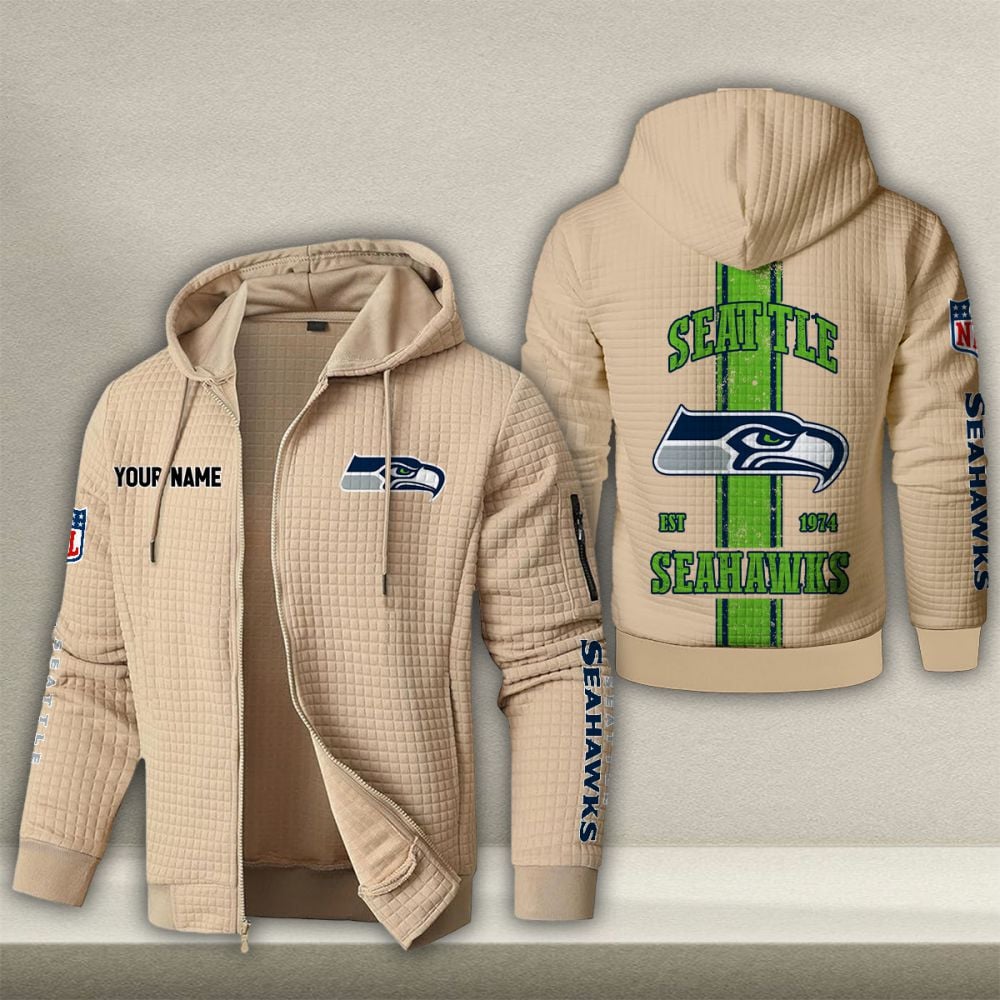 NFL x SEA Waffle Zip Hoodie HLP