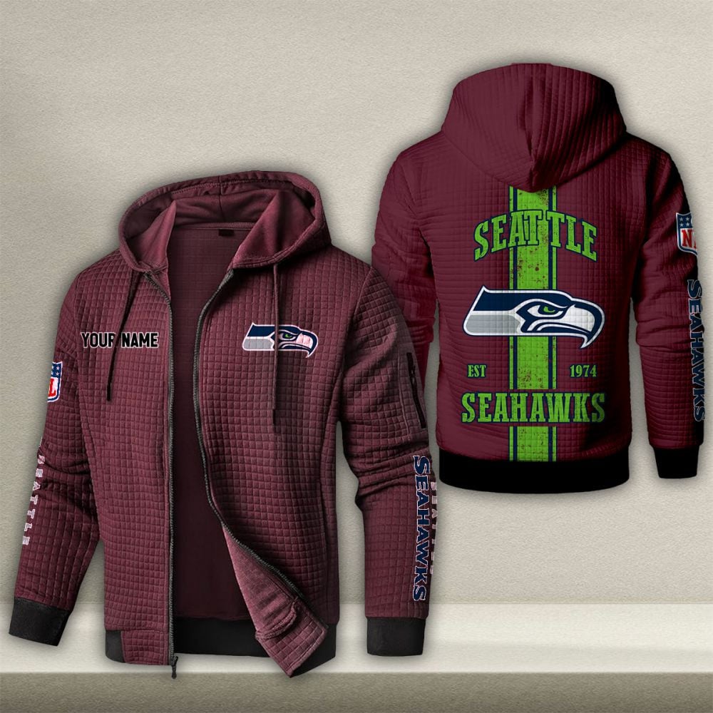 NFL x SEA Waffle Zip Hoodie HLP