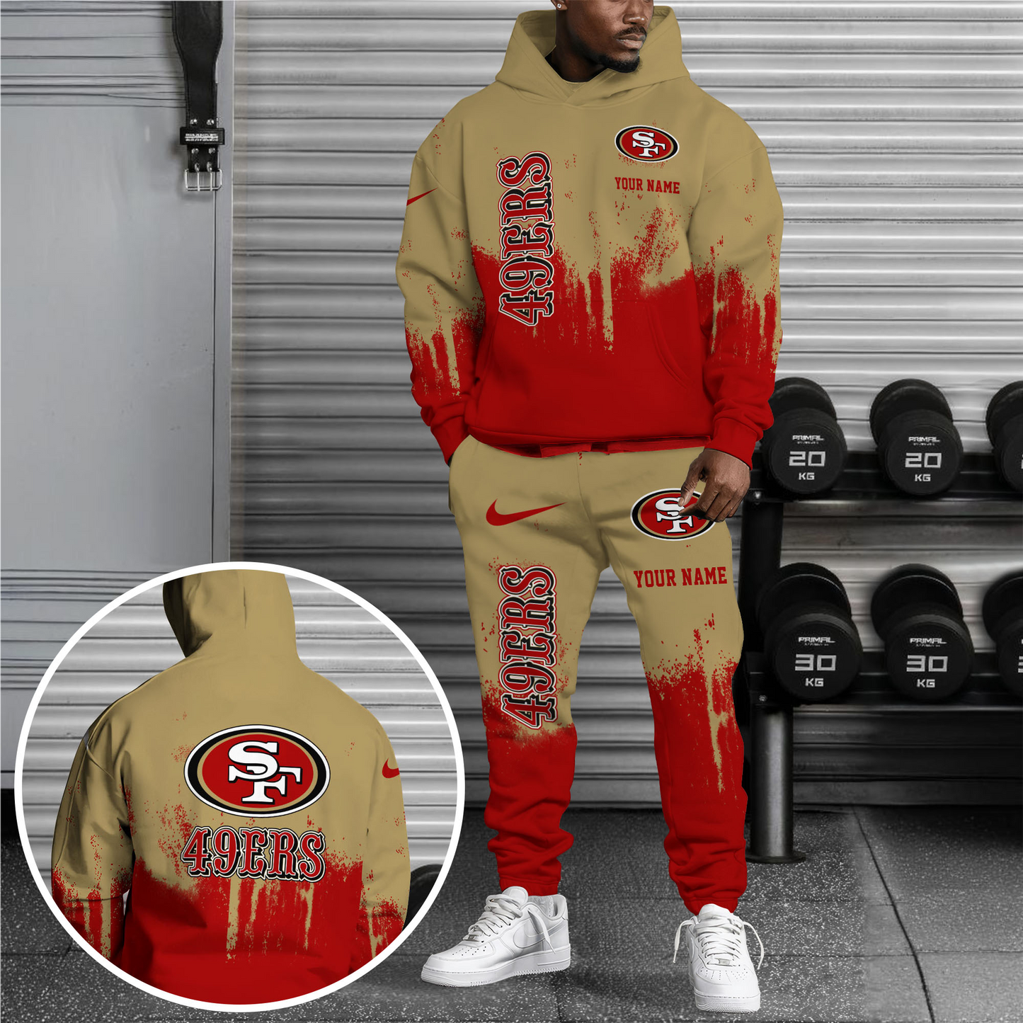 NFL x SF Combo Hoodie And Sweatpants V1 NAK NHT