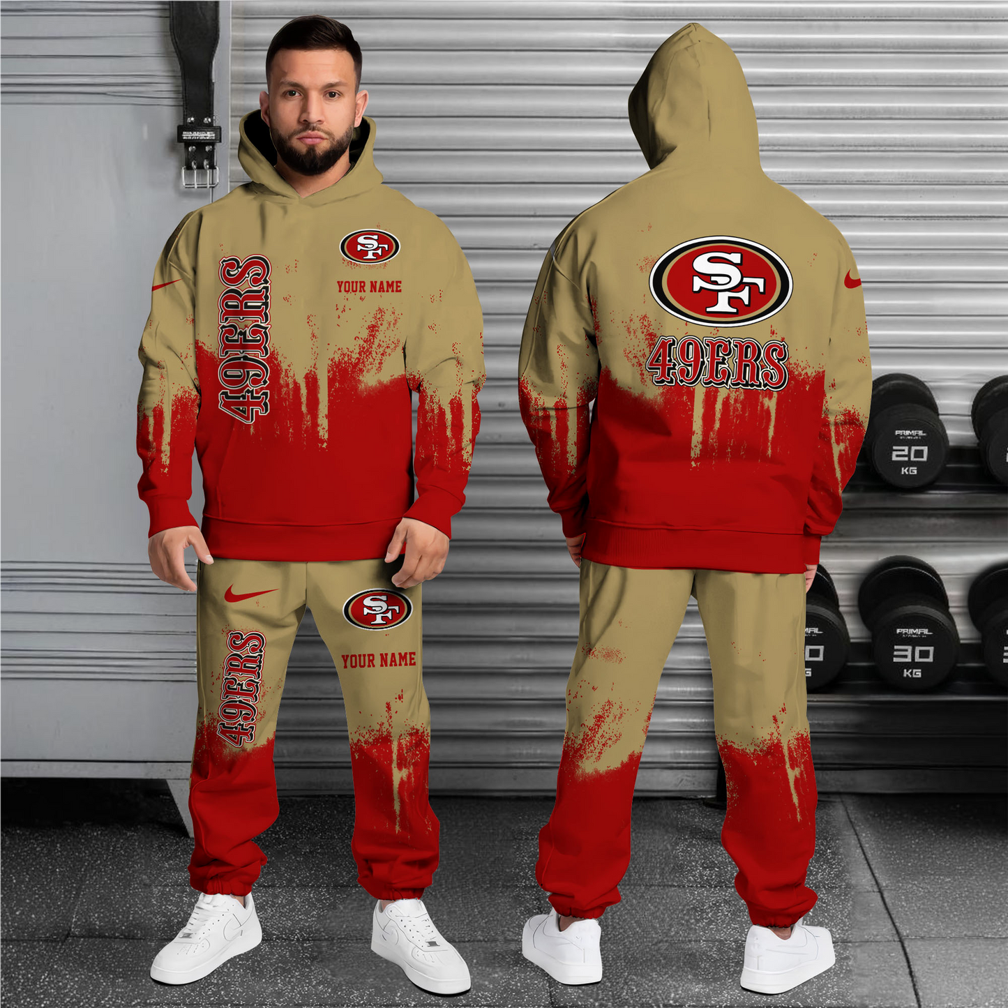 NFL x SF Combo Hoodie And Sweatpants V1 NAK NHT