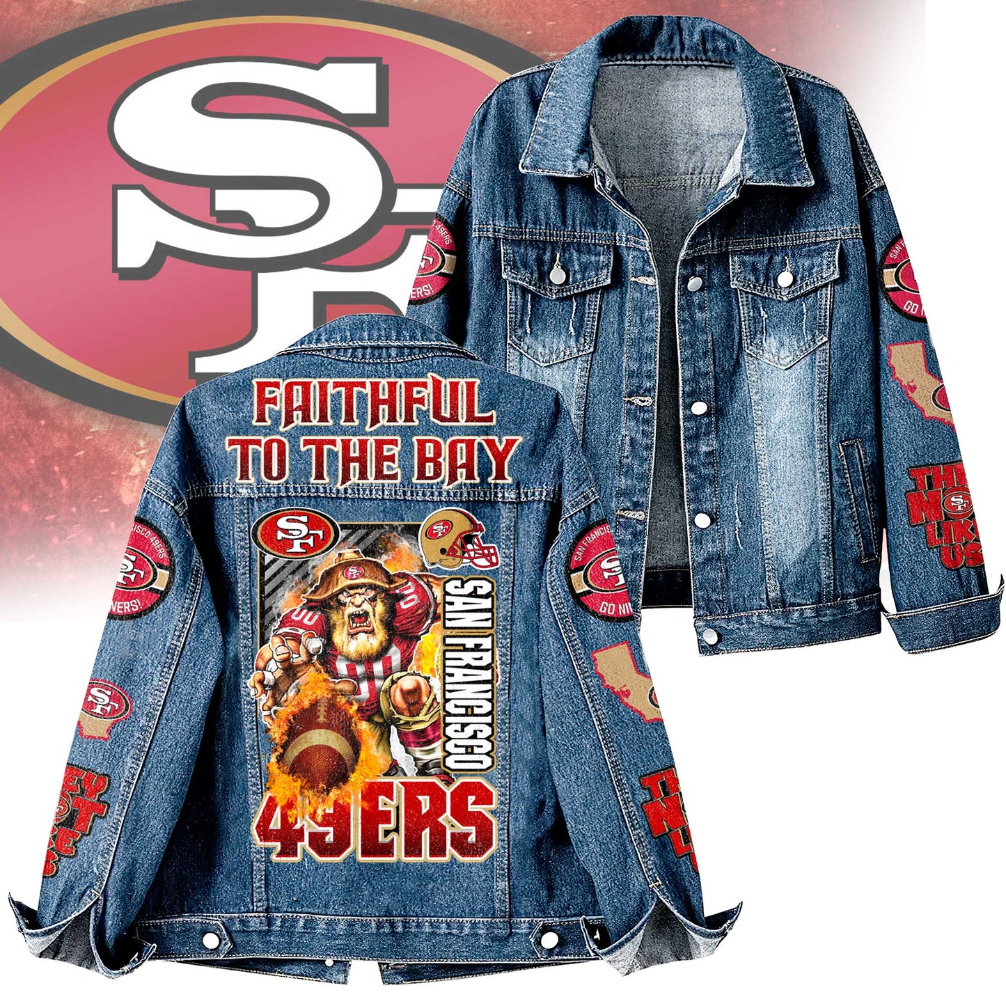 NFL x SF Faithful Denim Jacket HLP
