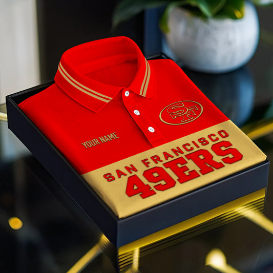 NFL x SF Full Team 3D Printed Classic Polo Shirt V1 NAK NHM