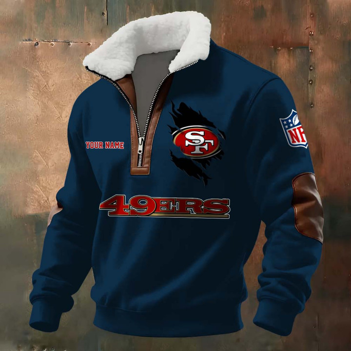 NFL x SF Fur Collar Sweatshirt V1 NAK