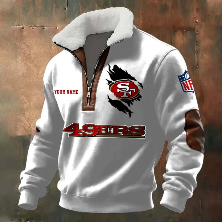 NFL x SF Fur Collar Sweatshirt V1 NAK