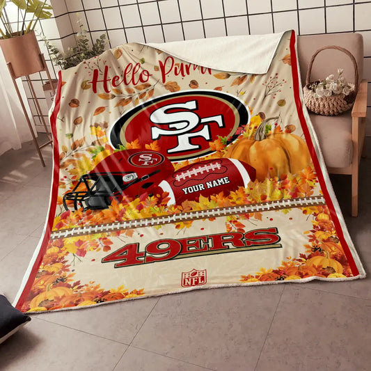 NFL x SF Hello Pumpkin Quilt HLP HLPHUONG