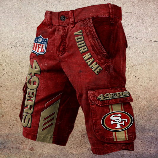 NFL x SF Personalized Cargo Shorts V1 NAK