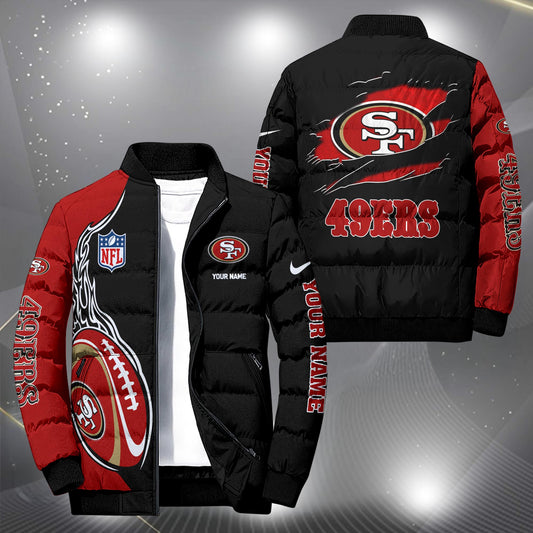 NFL x SF Personalized Puffer Jacket HLP