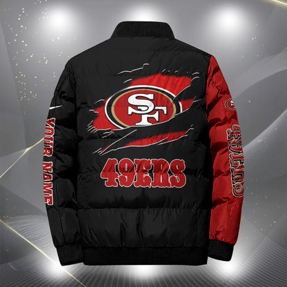 NFL x SF Personalized Puffer Jacket HLP