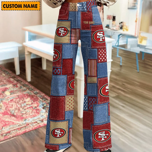 NFL x SF Personalized Women Jeans Trousers For Fan V1 NAK NHT