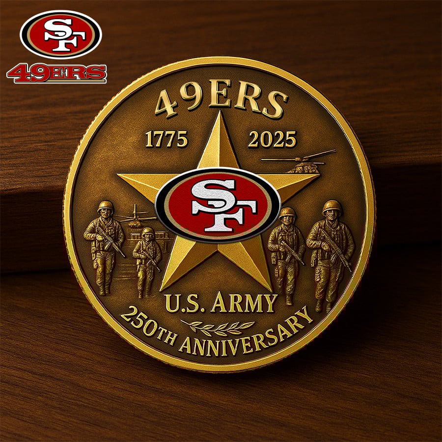 NFL X SF Premium U.S Army Anniversary Coin HLP