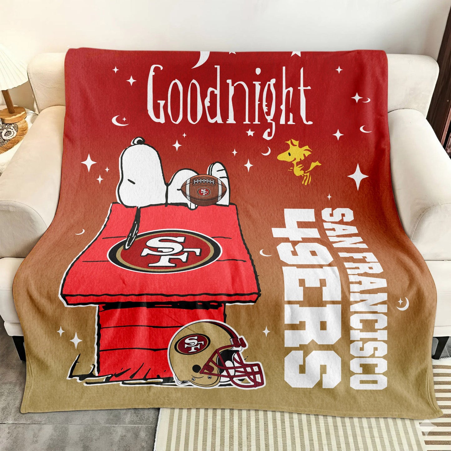 NFL x SF Snoopy Fan Blanket HLP 271025