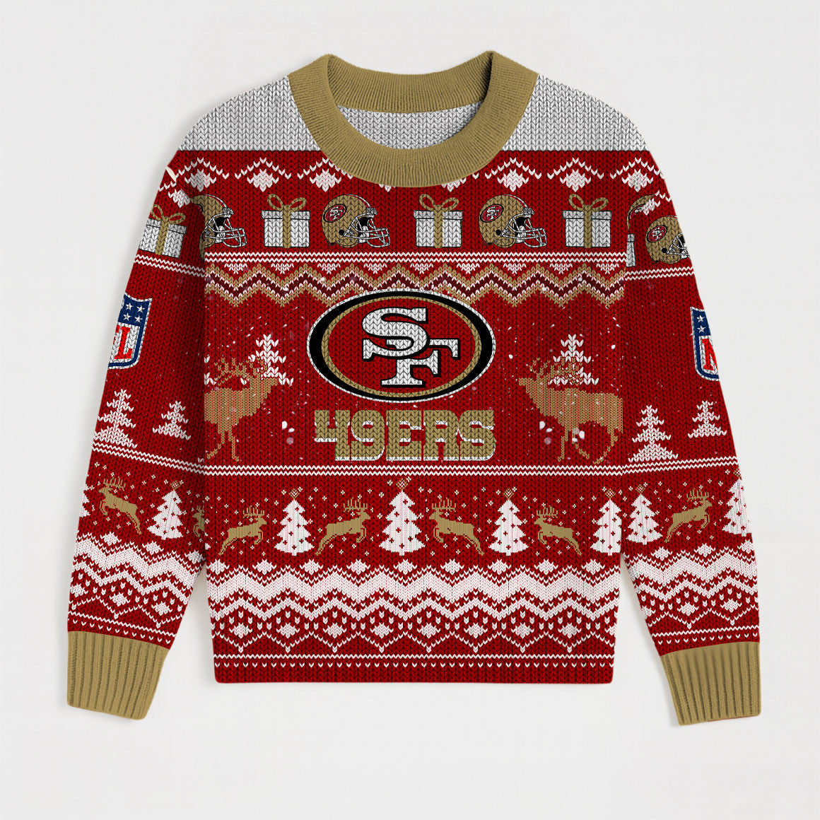 NFL x SF Touchdown Holiday Sweatshirt & Shorts Set HLP 251025