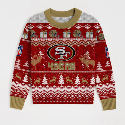 NFL x SF Touchdown Holiday Sweatshirt & Shorts Set HLP 251025