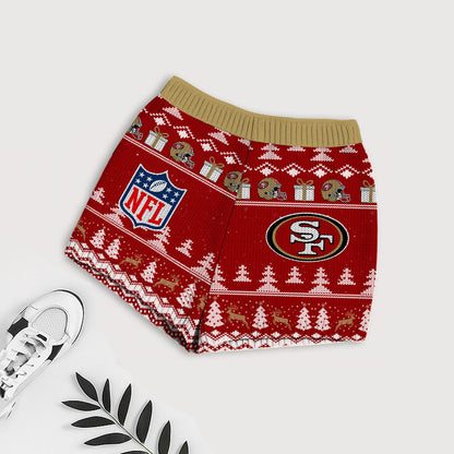 NFL x SF Touchdown Holiday Sweatshirt & Shorts Set HLP 251025