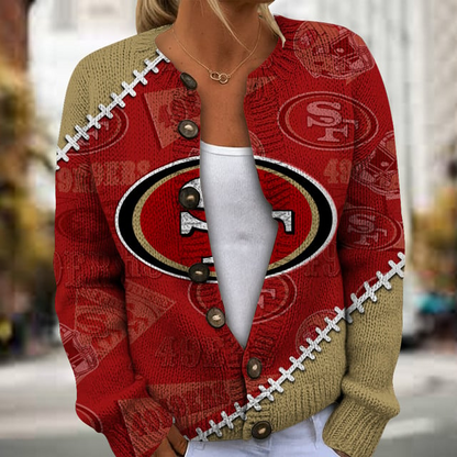 NFL x SF Women cardigan sweater V1 NAK TXP