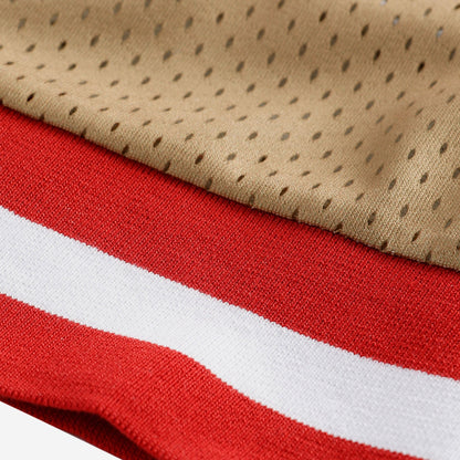 NFL x SF Womens Gameday Custom Number Mesh Crop Top HLP