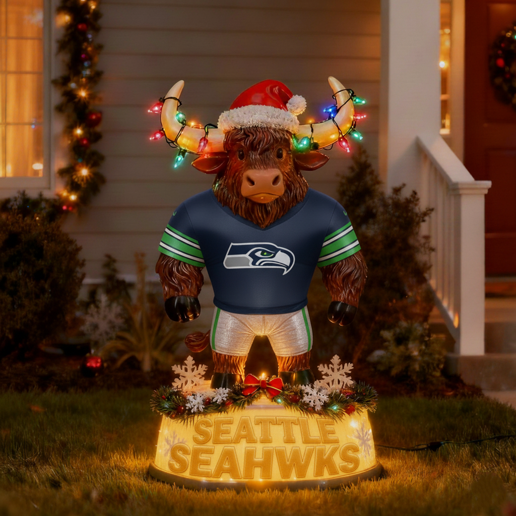 NFL x SS Spirit Yak Christmas LED Statue V1 NAK