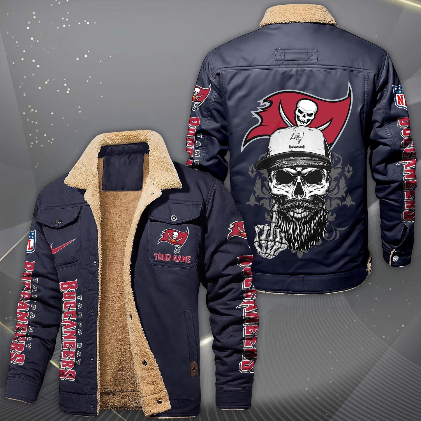 NFL x TB Fleece Lined Cargo Jacket HLP