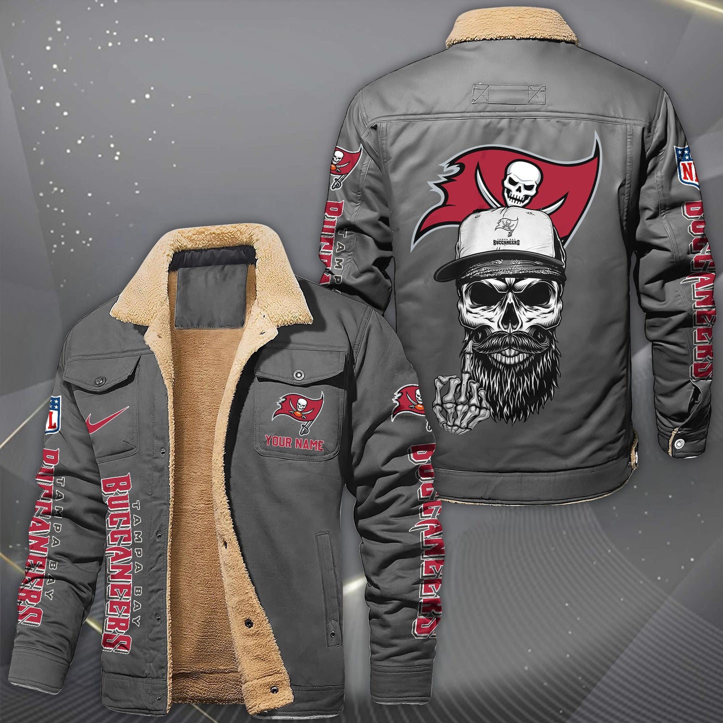 NFL x TB Fleece Lined Cargo Jacket HLP