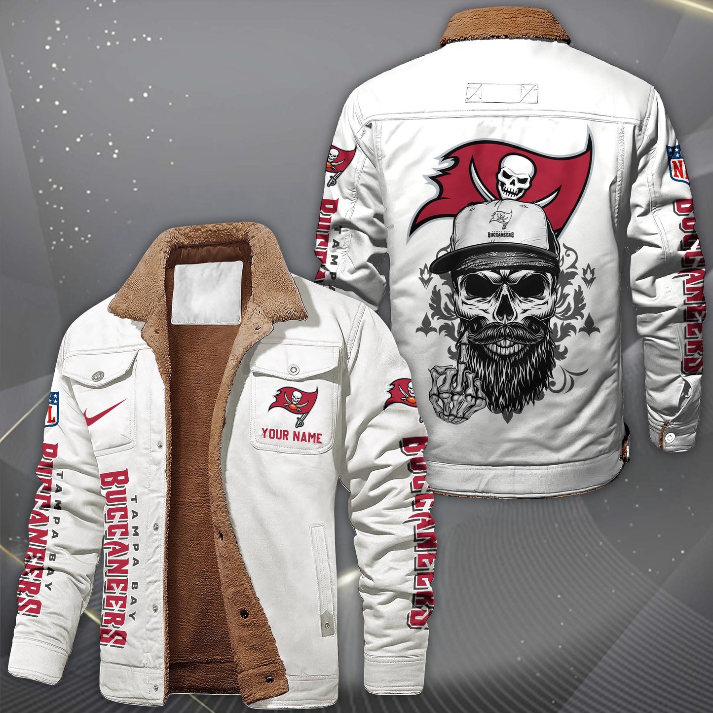 NFL x TB Fleece Lined Cargo Jacket HLP