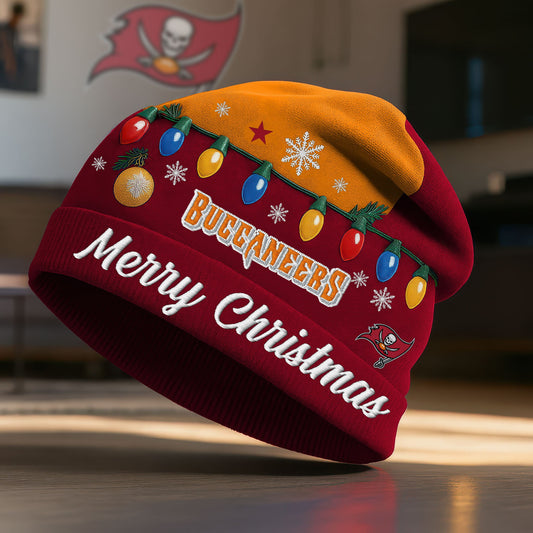 NFL x TB Merry Christmas Beanie Hat HLP