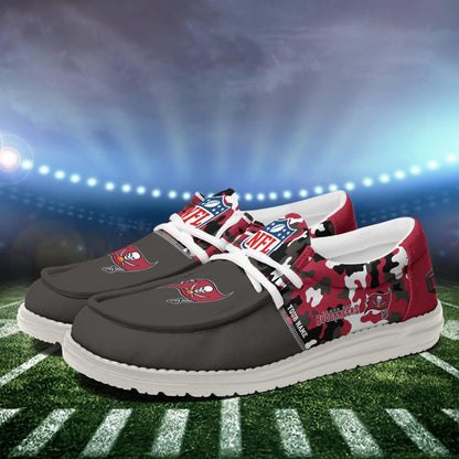NFL x TB Personalized Canvas Loafer Shoes HLP