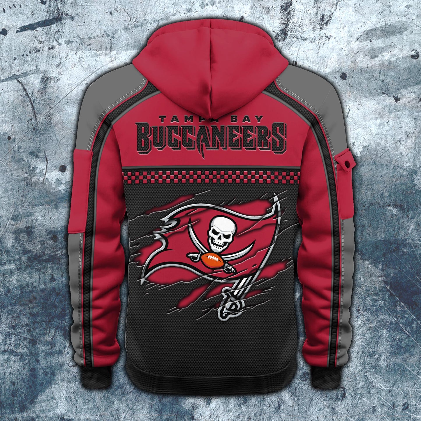 NFL x TB Personalized Half-zip Hoodie HLP HLPHUONG