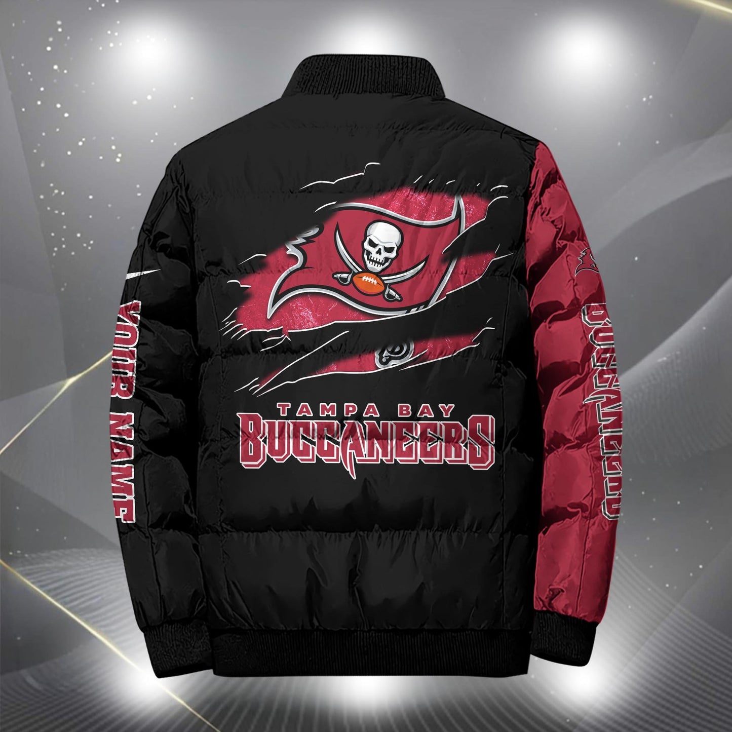 NFL x TB Personalized Puffer Jacket HLP