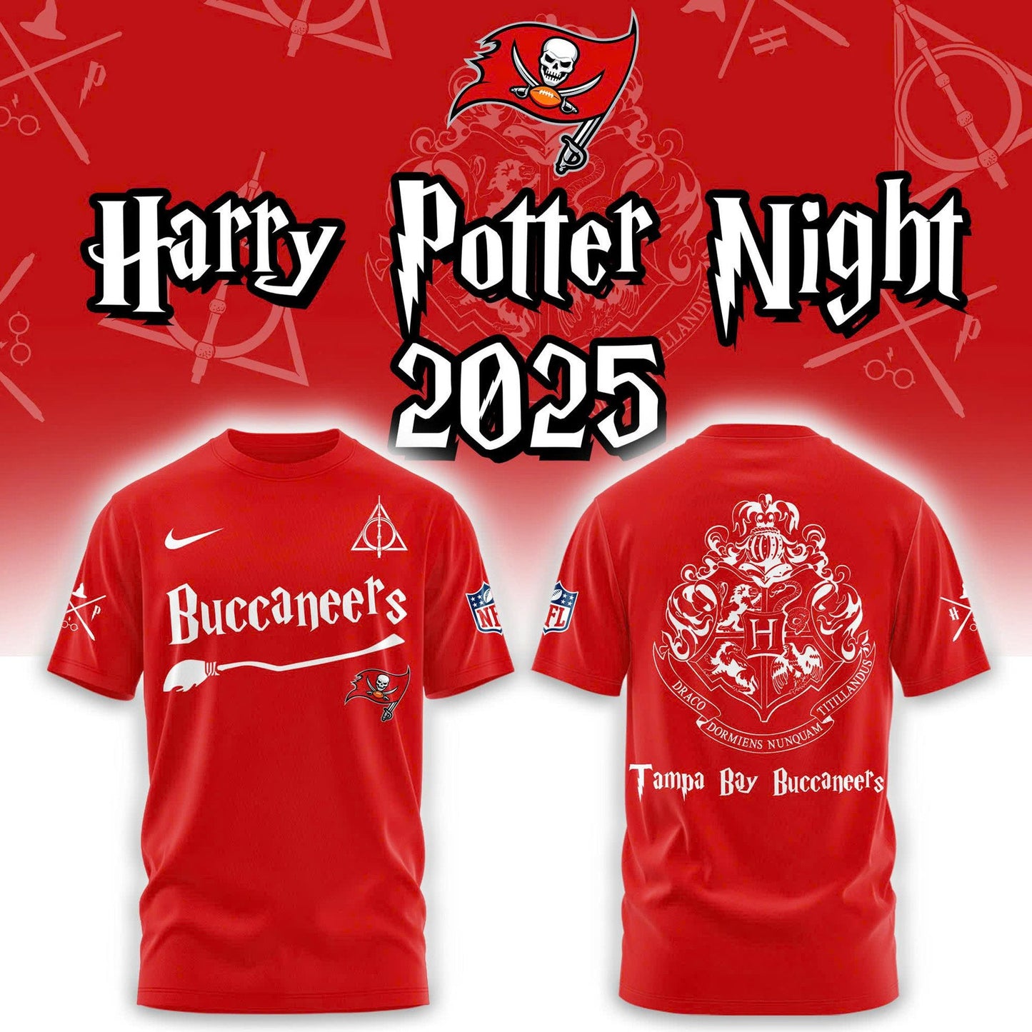 NFL x TB x Harry Potter 3D Shirt HLP 251025