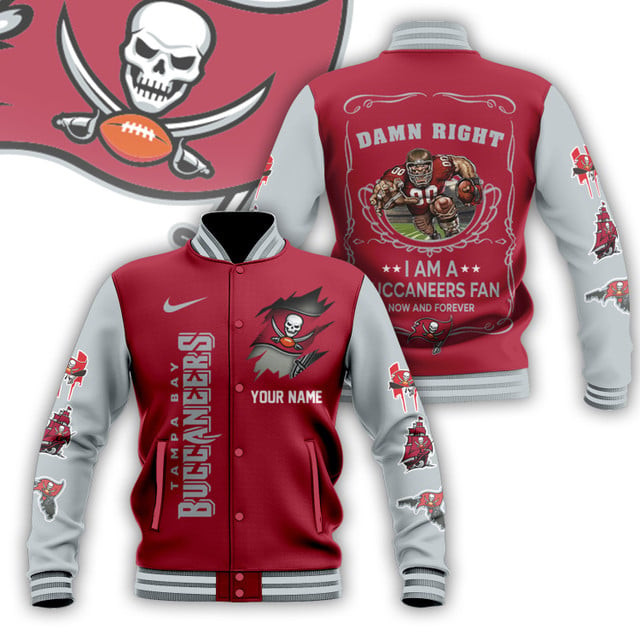 NFL x TBB Personalized Custom Baseball Jacket V1 NAK