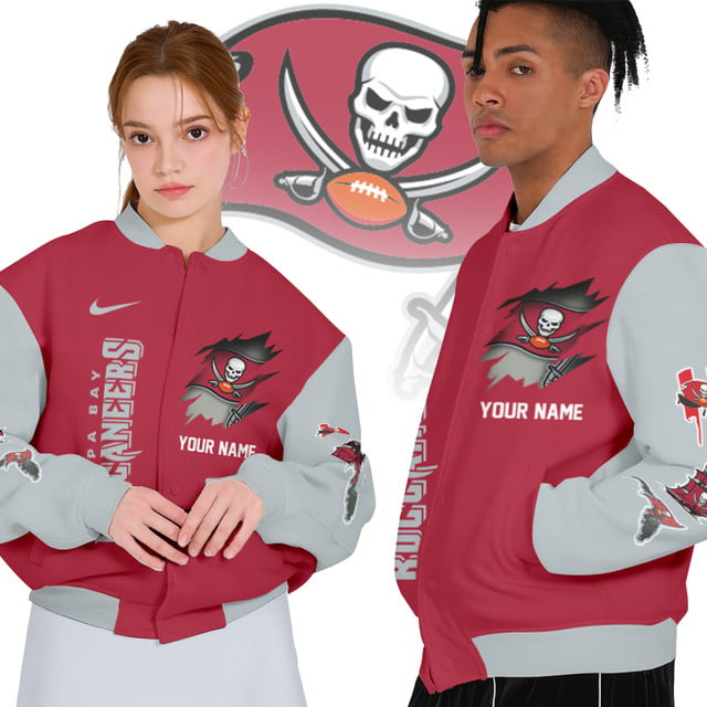 NFL x TBB Personalized Custom Baseball Jacket V1 NAK