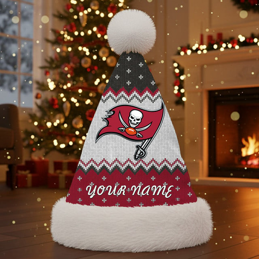 NFL x TBB Personalized Santa Hat Christmas Gift For Fan V1 NAK
