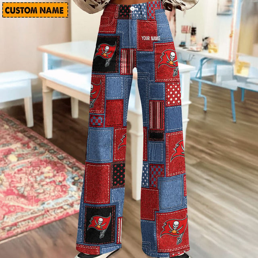 NFL x TBB Personalized Women Jeans Trousers For Fan V1 NAK NHT