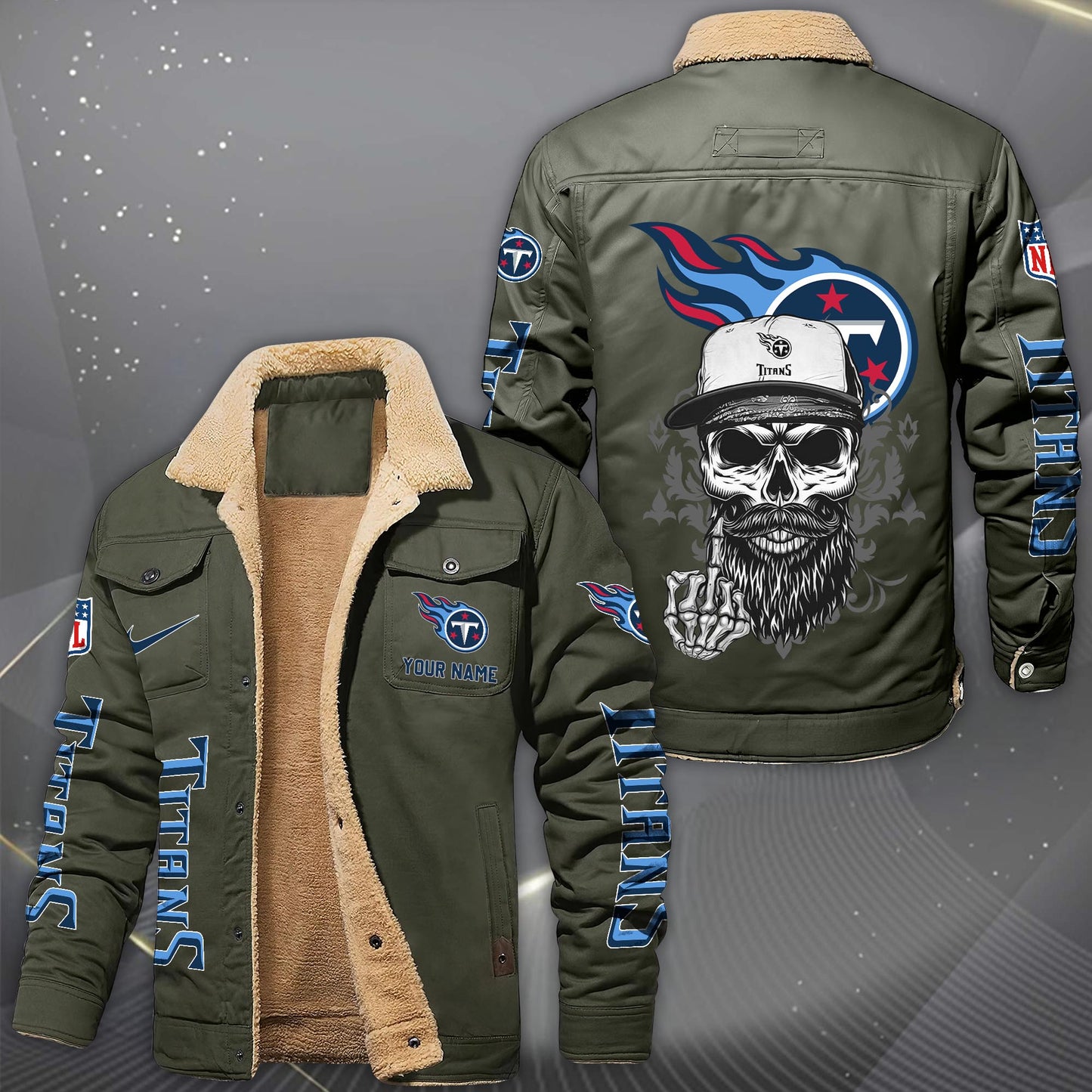 NFL x TEN Fleece Lined Cargo Jacket HLP