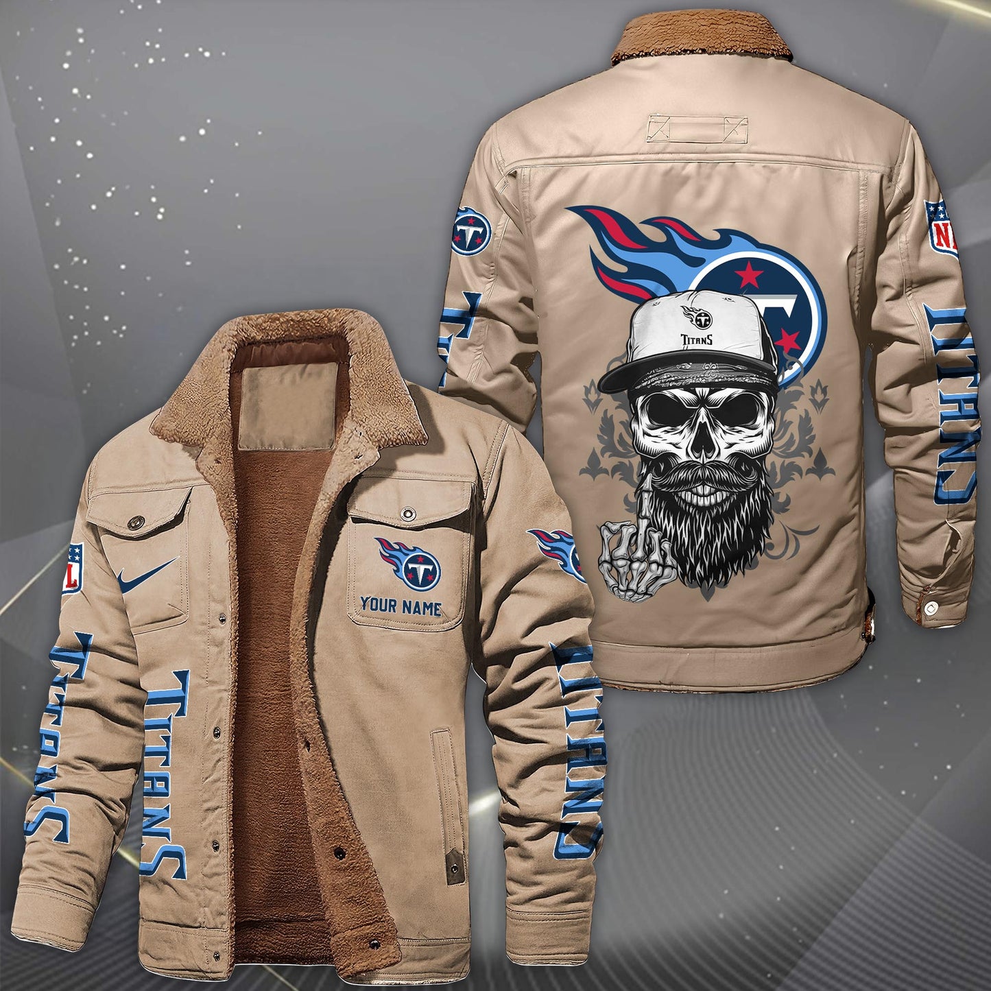 NFL x TEN Fleece Lined Cargo Jacket HLP