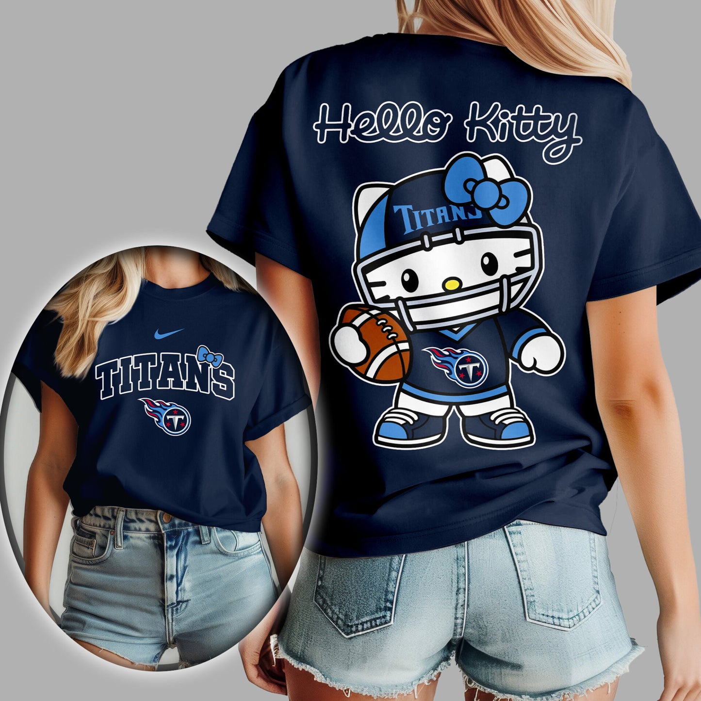 NFL x TEN Hello Kitty Premium 3D Shirt HLP