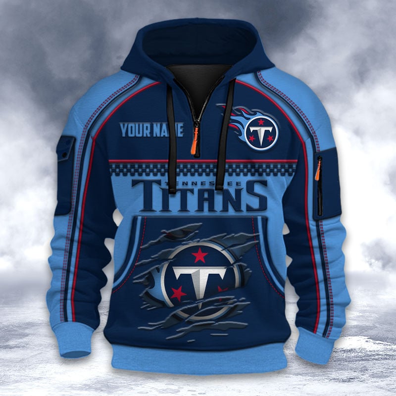 NFL x TEN Personalized Half-zip Hoodie HLP