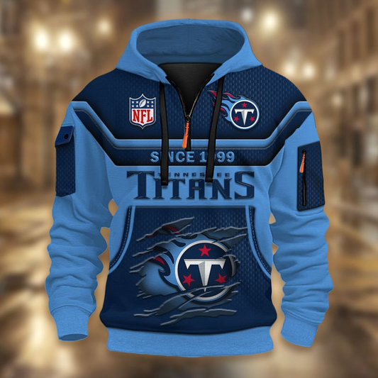 NFL x TT Multicolor Zip Hoodie Shirt DDT CTND