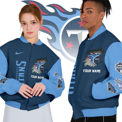 NFL x TT Personalized Custom Baseball Jacket V1 NAK