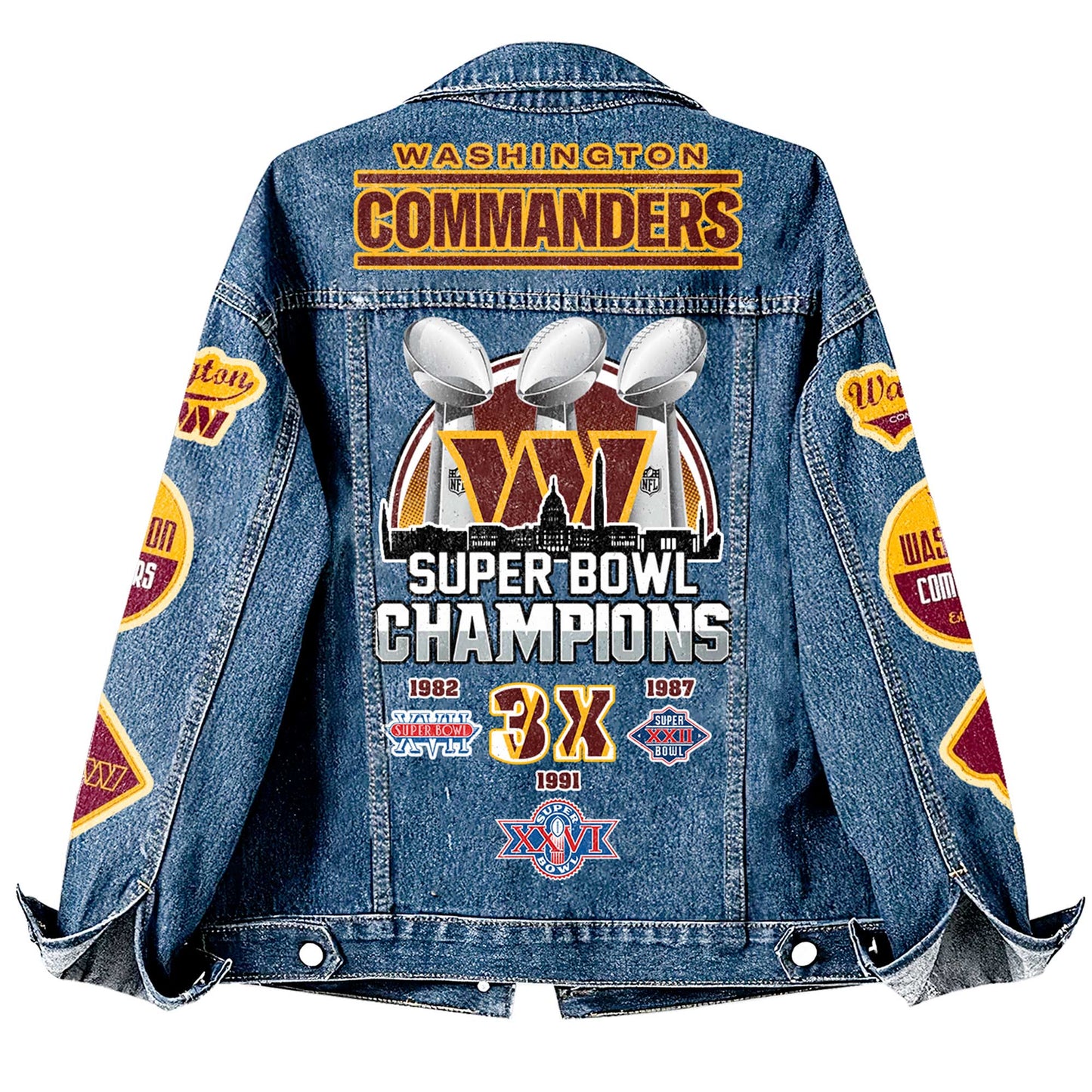 NFL x WAS Champions  Denim Jacket HLP
