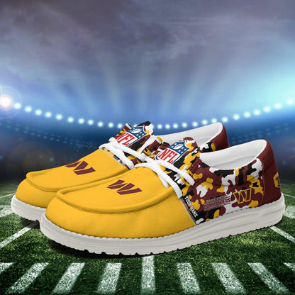 NFL x WAS Personalized Canvas Loafer Shoes HLP