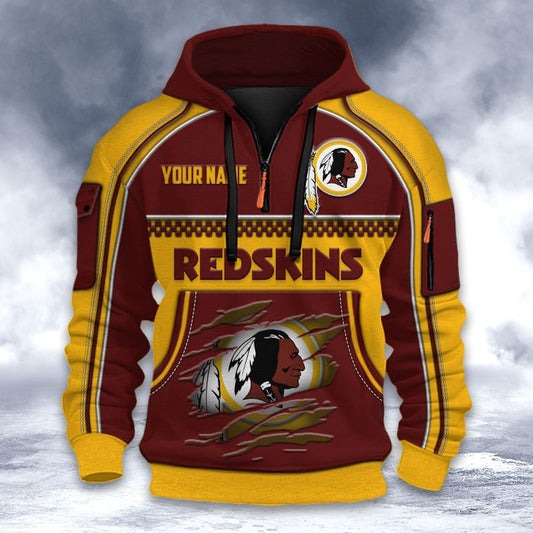 NFL x WAS Personalized Half-zip Hoodie HLP