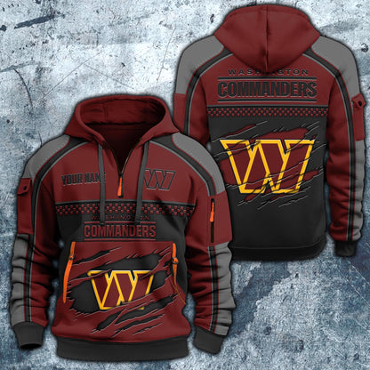 NFL x WAS Personalized Half-zip Hoodie HLP HLPHUONG