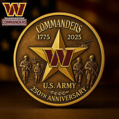 NFL X WAS Premium U.S Army Anniversary Coin HLP
