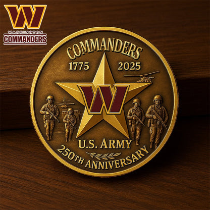 NFL X WAS Premium U.S Army Anniversary Coin HLP