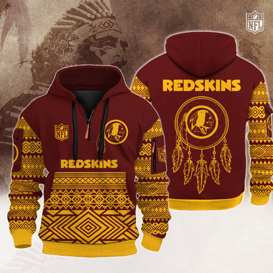 NFL x WAS RED Native Half-zip Hoodie HLP