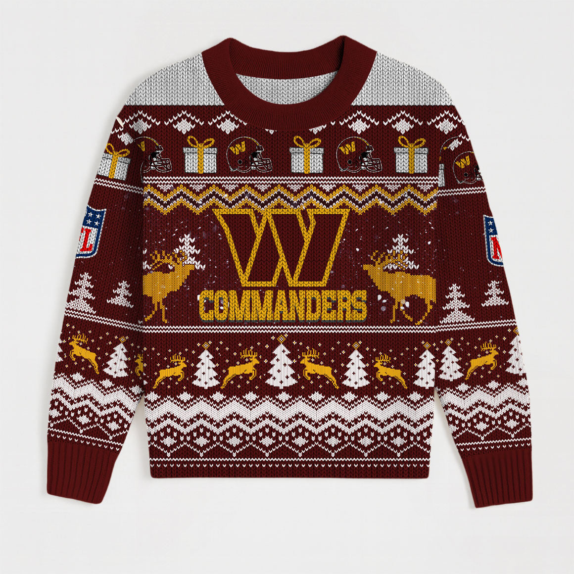 NFL x WAS Touchdown Holiday Sweatshirt & Shorts Set HLP 251025