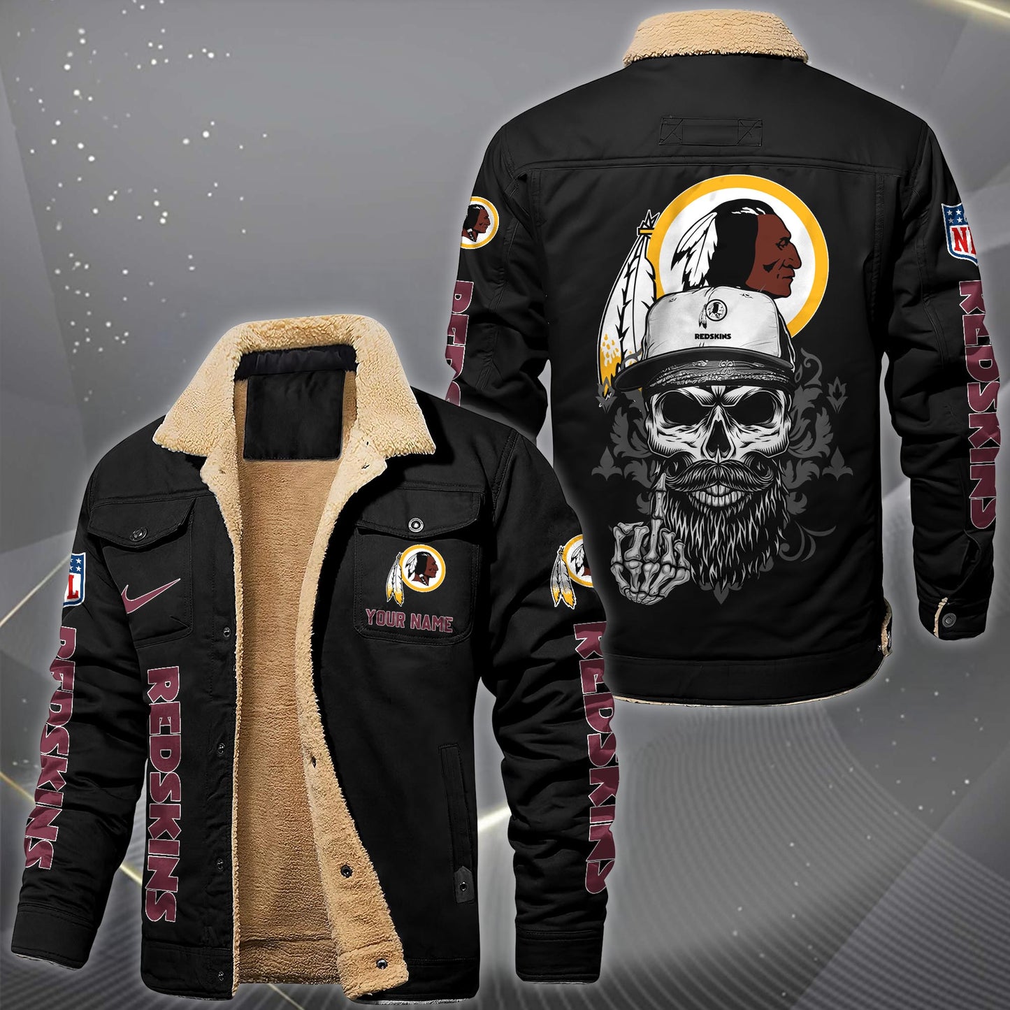 NFL x WAS V2 Fleece Lined Cargo Jacket HLP